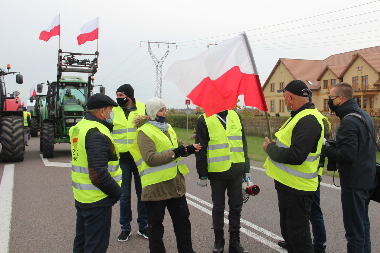  Protest rolników w Międzyrzecu Podlaskim (zdjęcie 15) - Autor: Ewelina Burda