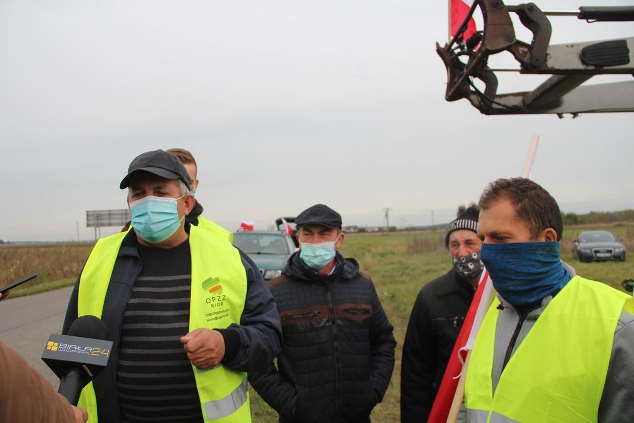  Protest rolników w Międzyrzecu Podlaskim (zdjęcie 6) - Autor: Ewelina Burda