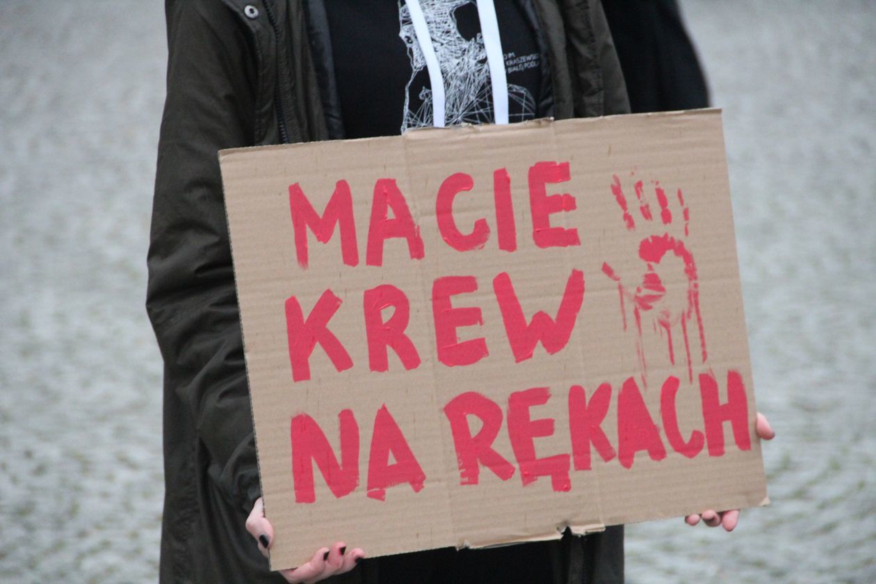  Strajk kobiet w Białej Podlaskiej  (zdjęcie 9) - Autor: Ewelina Burda
