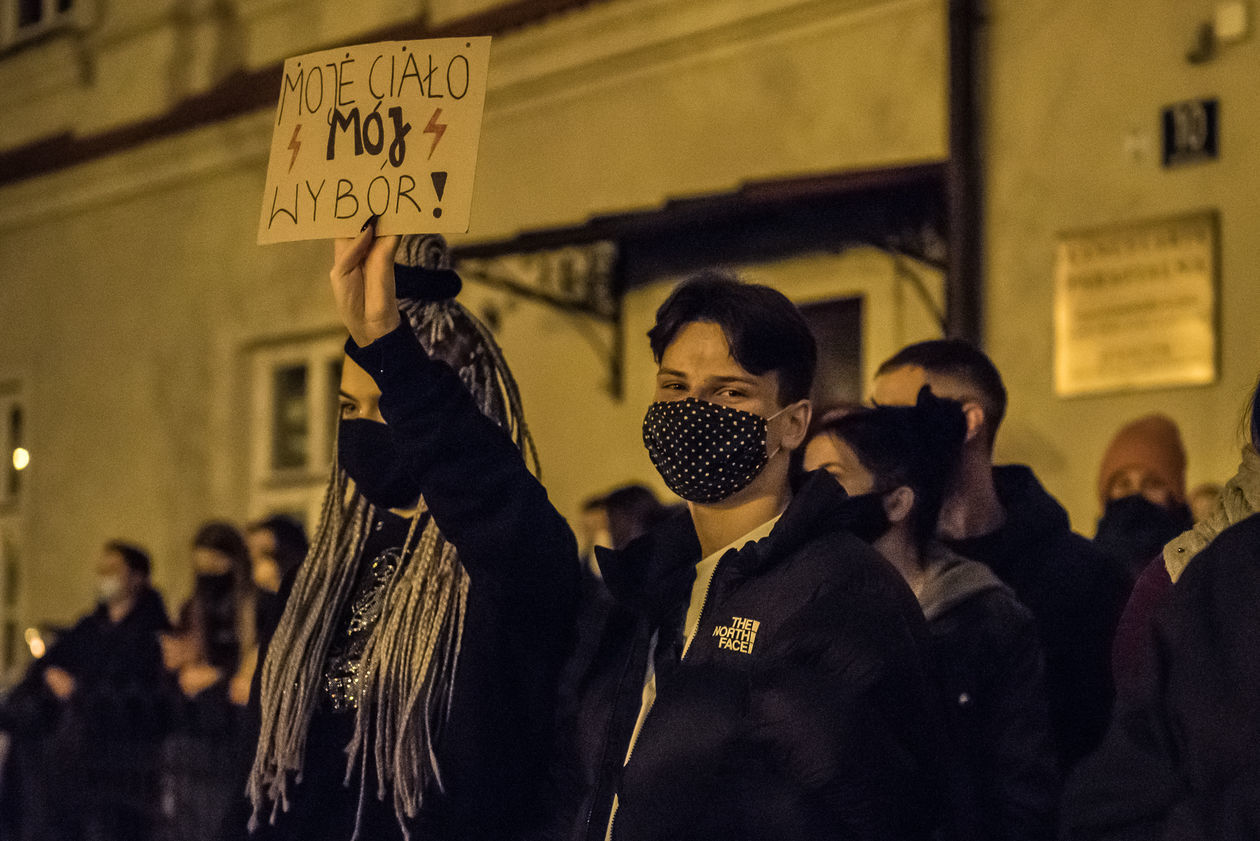  Protest kobiet w Lublinie. Sobota (zdjęcie 1) - Autor: Tomasz Tylus