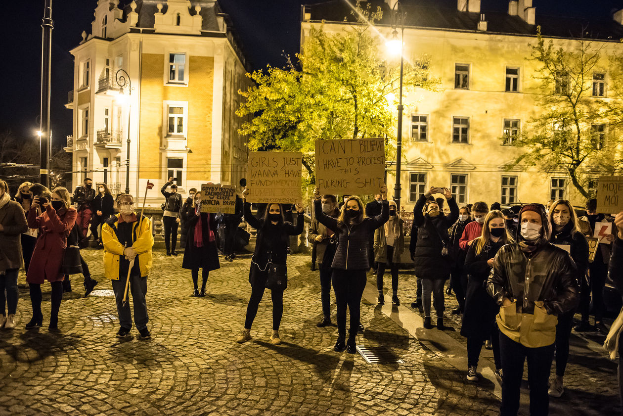  Protest kobiet w Lublinie. Sobota (zdjęcie 1) - Autor: Tomasz Tylus