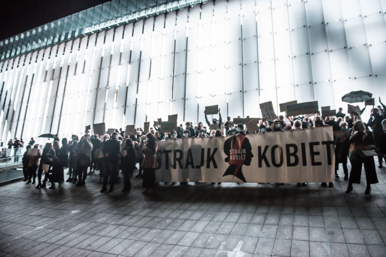  Protest kobiet w Lublinie. Sobota (zdjęcie 1) - Autor: Tomasz Tylus