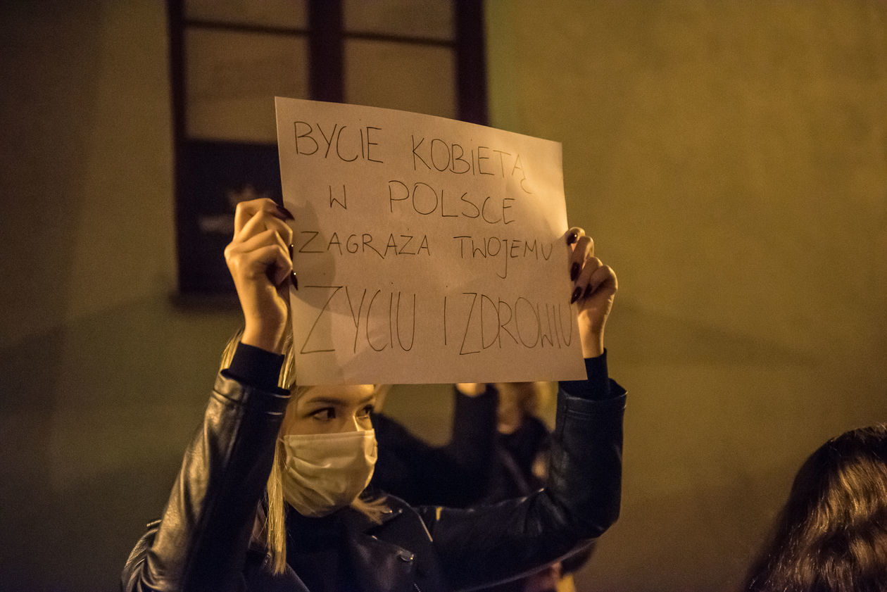  Protest kobiet w Lublinie. Sobota (zdjęcie 1) - Autor: Tomasz Tylus