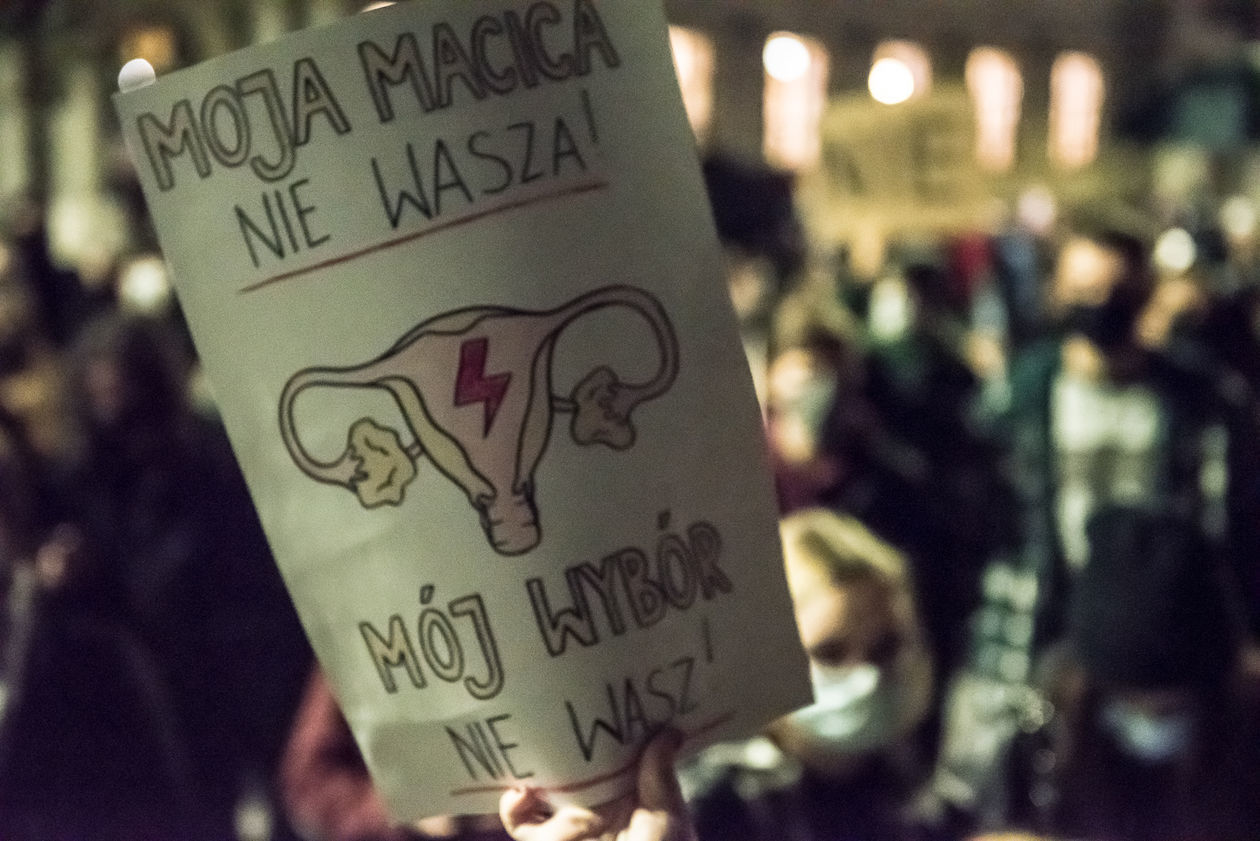  Protest kobiet w Lublinie. Sobota (zdjęcie 1) - Autor: Tomasz Tylus