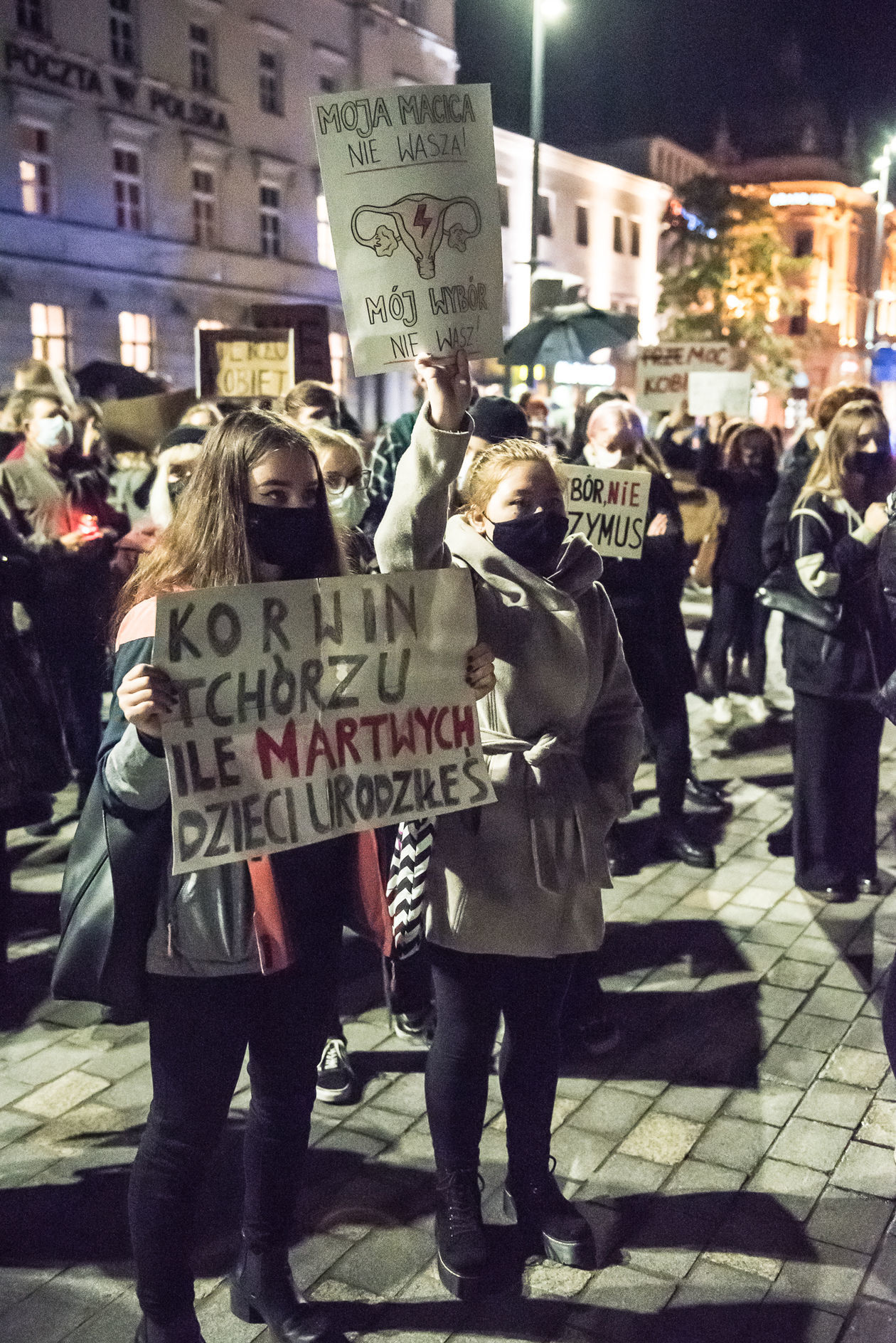  Protest kobiet w Lublinie. Sobota (zdjęcie 1) - Autor: Tomasz Tylus