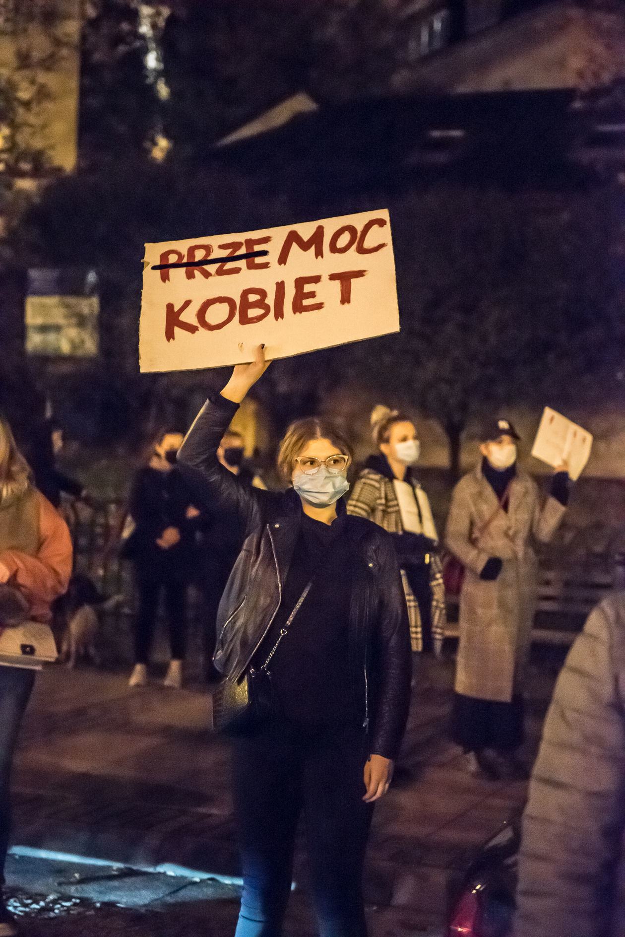  Protest kobiet w Lublinie. Sobota (zdjęcie 1) - Autor: Tomasz Tylus