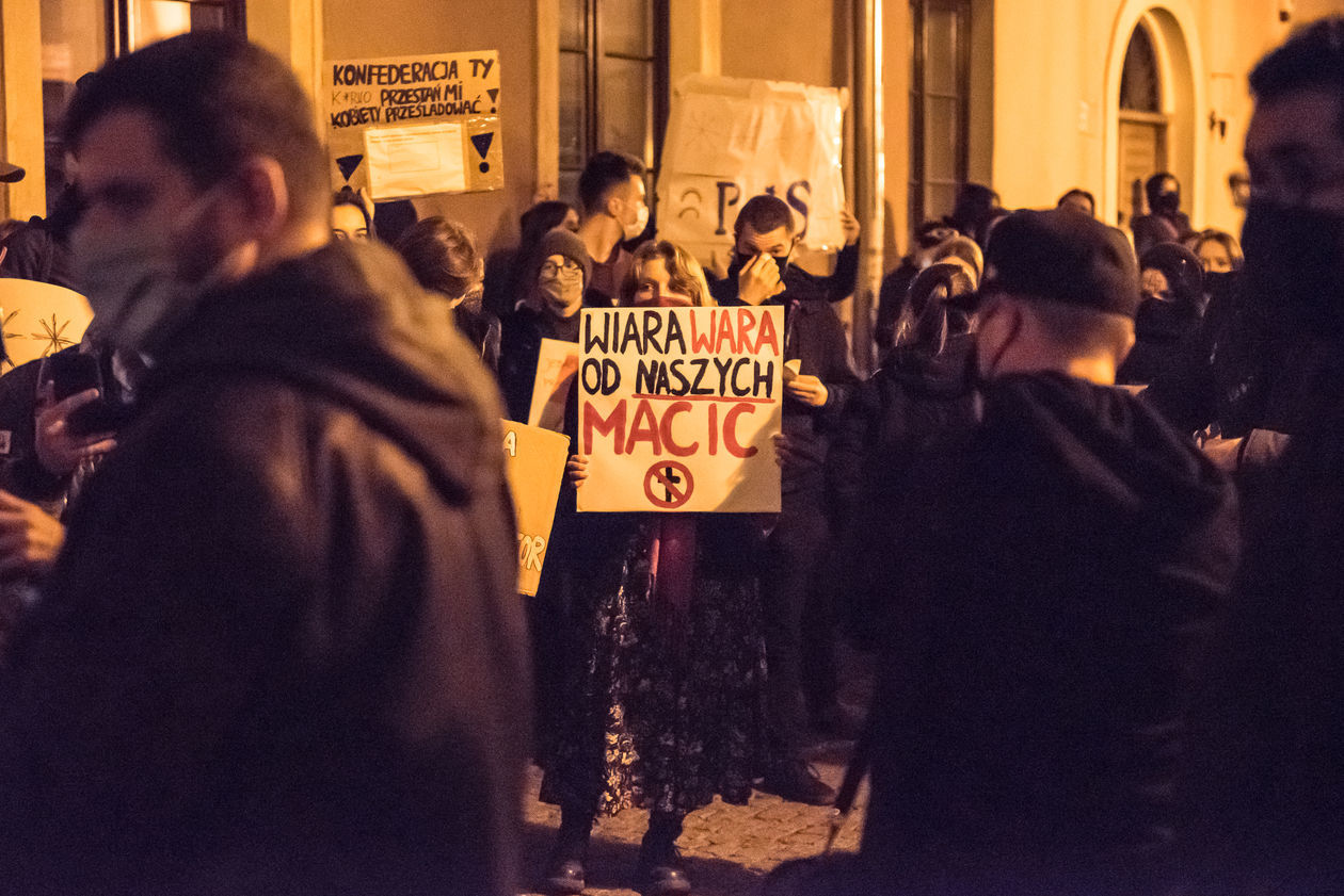  Protest kobiet w Lublinie. Sobota (zdjęcie 1) - Autor: Tomasz Tylus