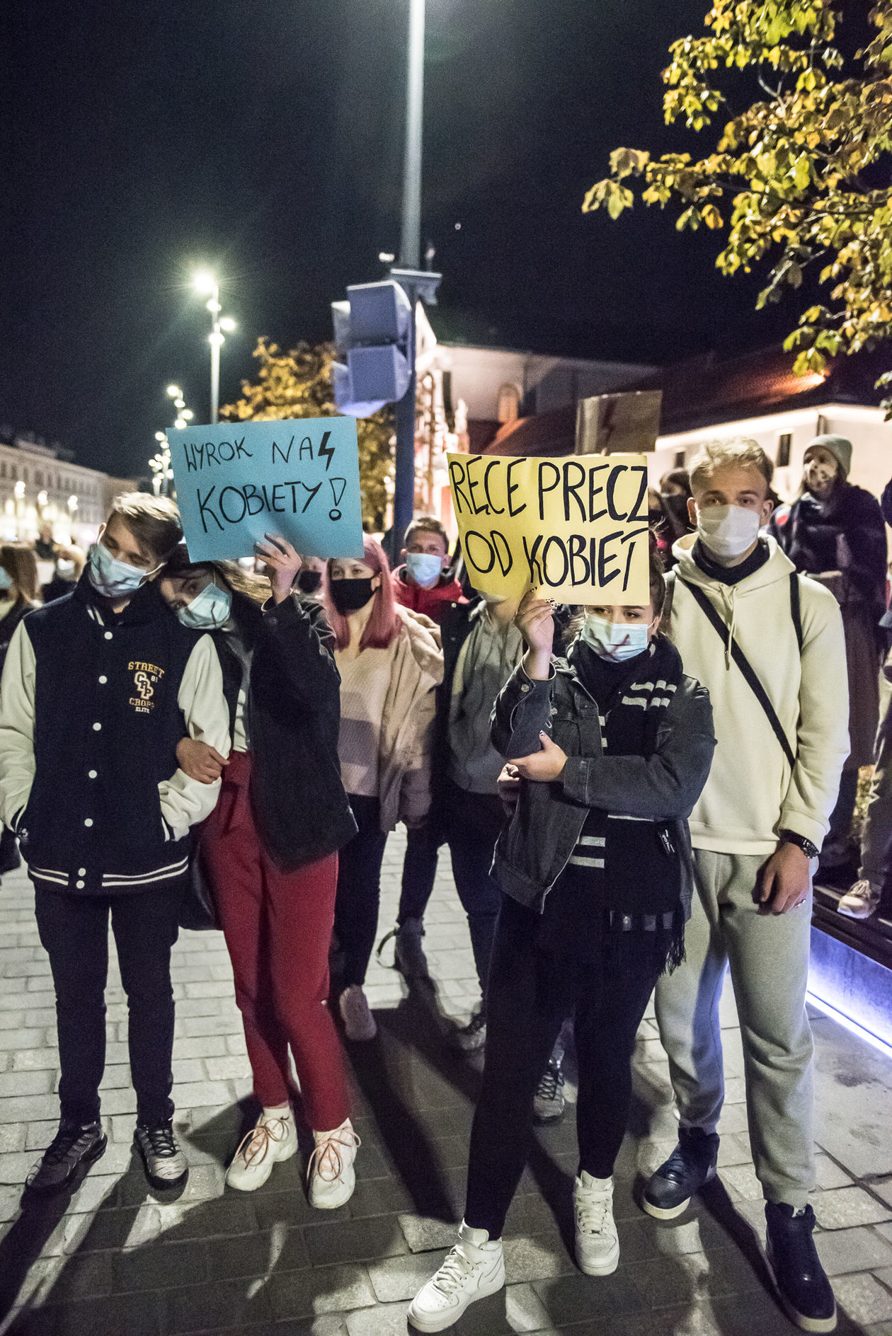  Protest kobiet w Lublinie. Sobota (zdjęcie 1) - Autor: Tomasz Tylus