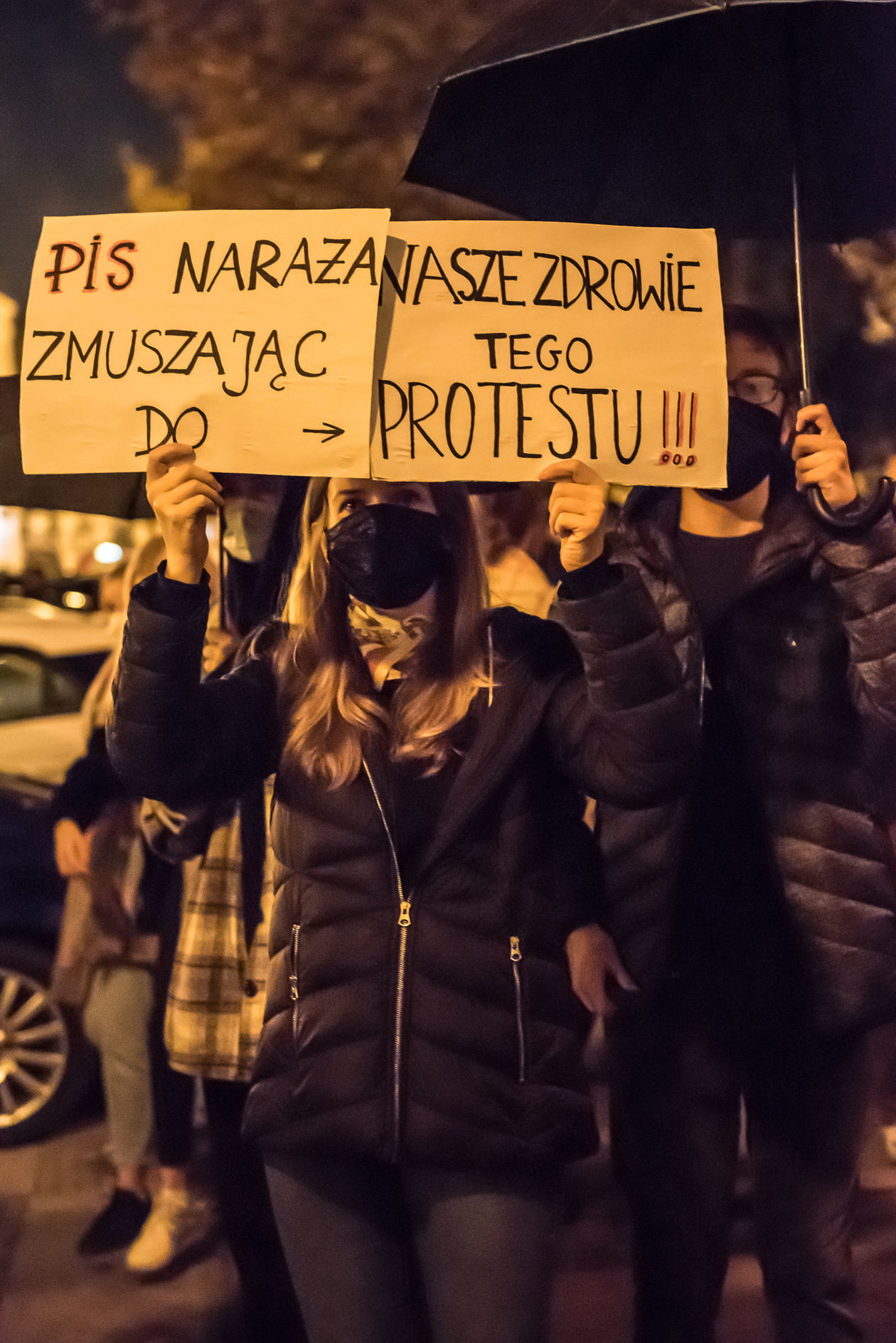  Protest kobiet w Lublinie. Sobota (zdjęcie 1) - Autor: Tomasz Tylus