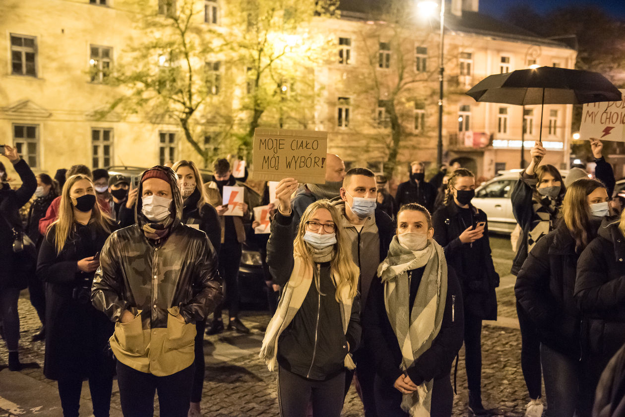  Protest kobiet w Lublinie. Sobota (zdjęcie 1) - Autor: Tomasz Tylus