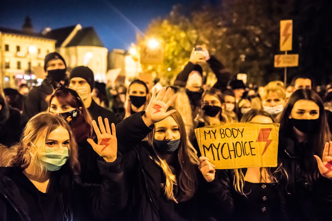 Protest kobiet w Lublinie. Sobota