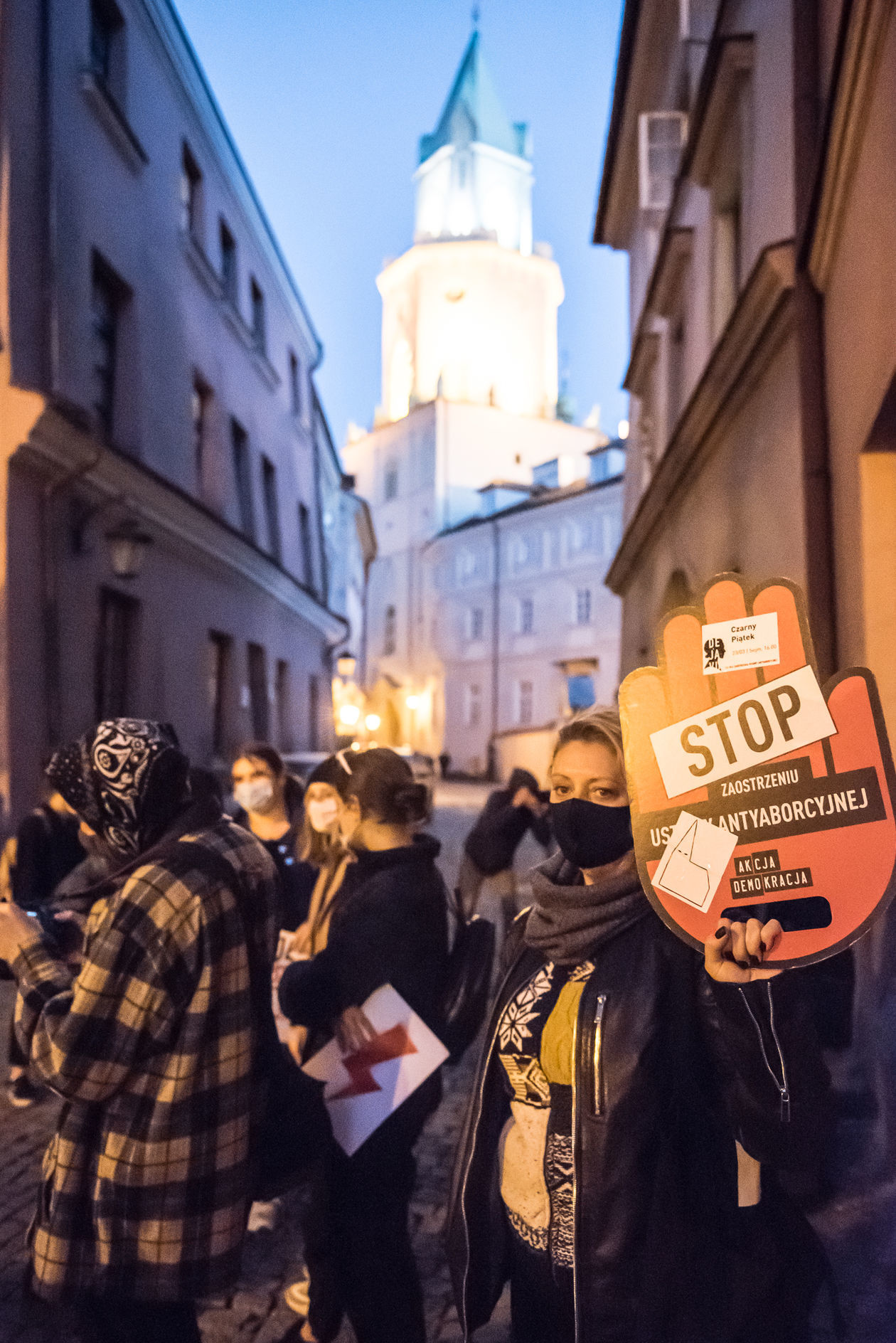  Protest kobiet w Lublinie. Sobota (zdjęcie 1) - Autor: Tomasz Tylus