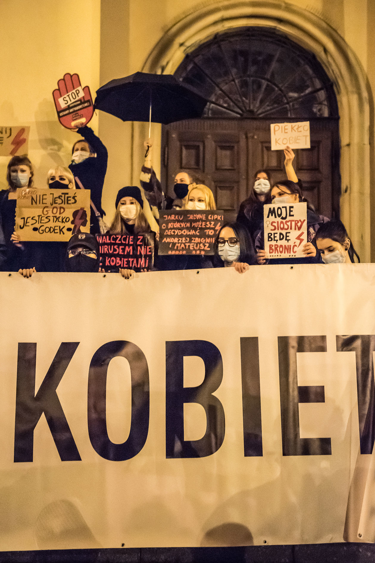  Protest kobiet w Lublinie. Sobota (zdjęcie 1) - Autor: Tomasz Tylus