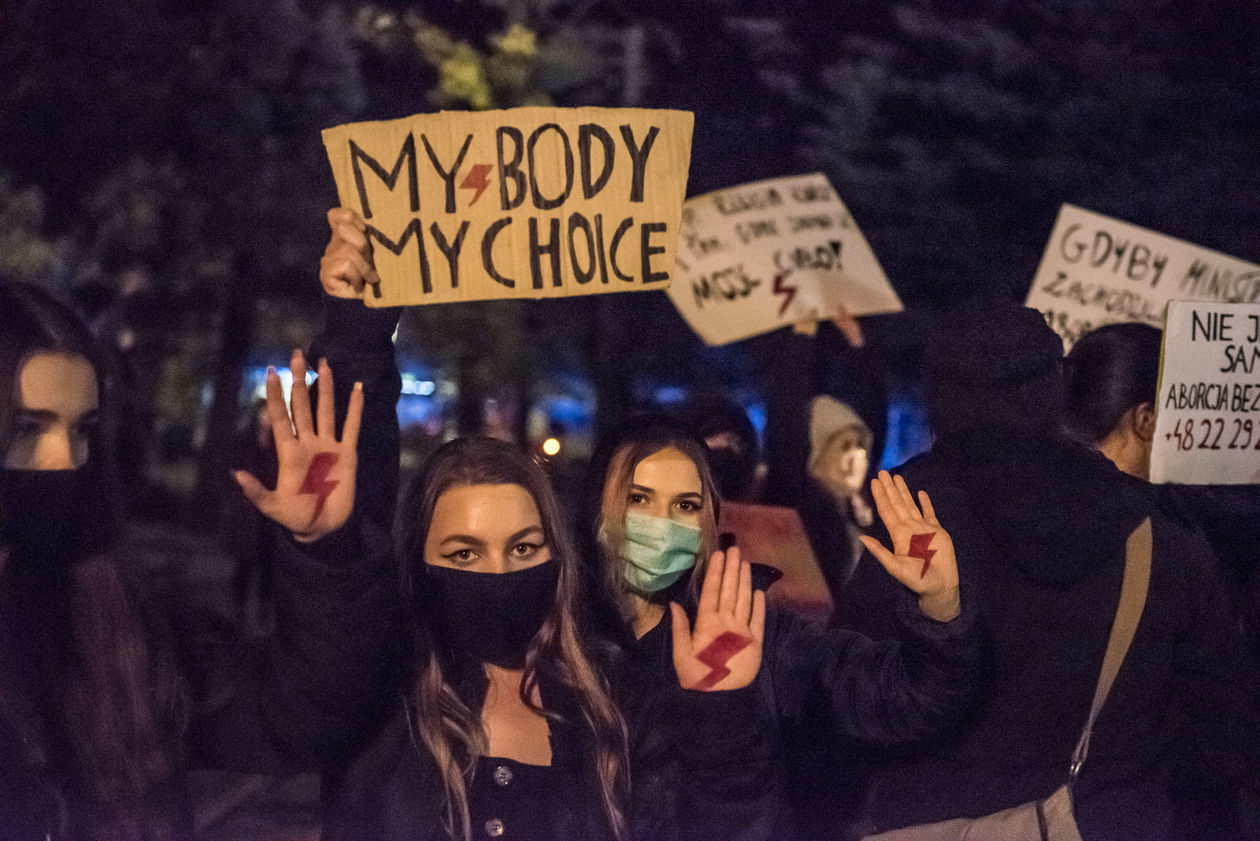 Protest kobiet w Lublinie. Sobota - Autor: Tomasz Tylus