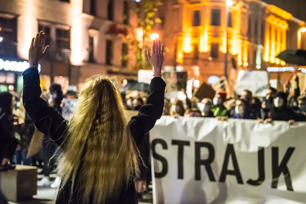  Protest kobiet w Lublinie. Niedziela (zdjęcie 1) - Autor: Tomasz Tylus