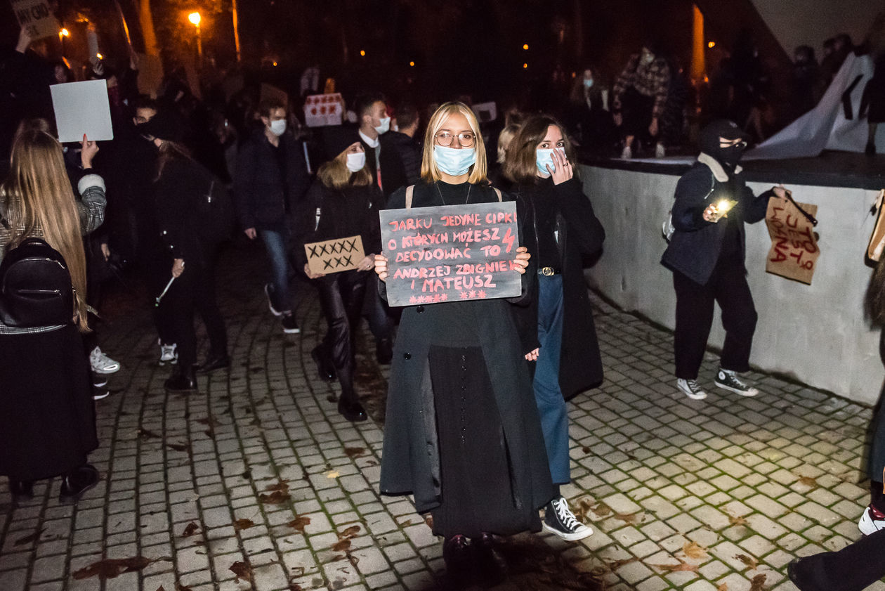  Protest kobiet w Lublinie. Niedziela (zdjęcie 1) - Autor: Tomasz Tylus