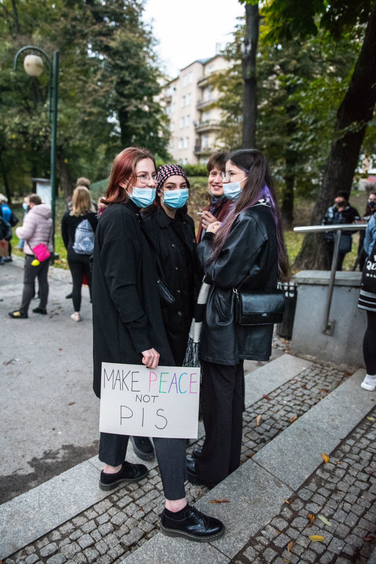  Protest kobiet w Lublinie. Niedziela (zdjęcie 1) - Autor: Tomasz Tylus