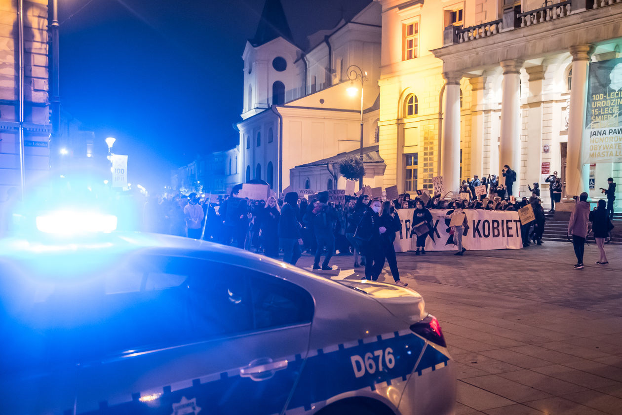  Protest kobiet w Lublinie. Niedziela (zdjęcie 1) - Autor: Tomasz Tylus