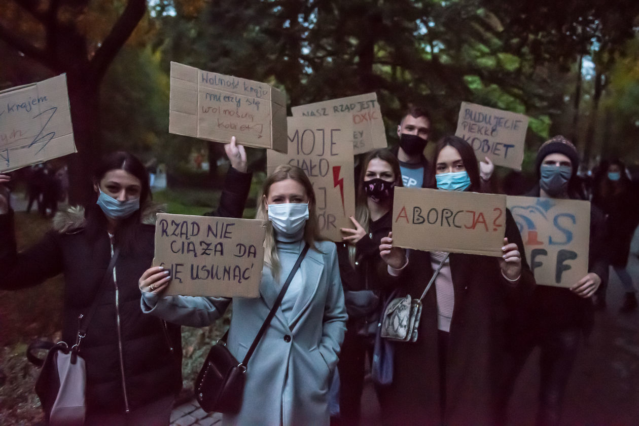  Protest kobiet w Lublinie. Niedziela (zdjęcie 1) - Autor: Tomasz Tylus