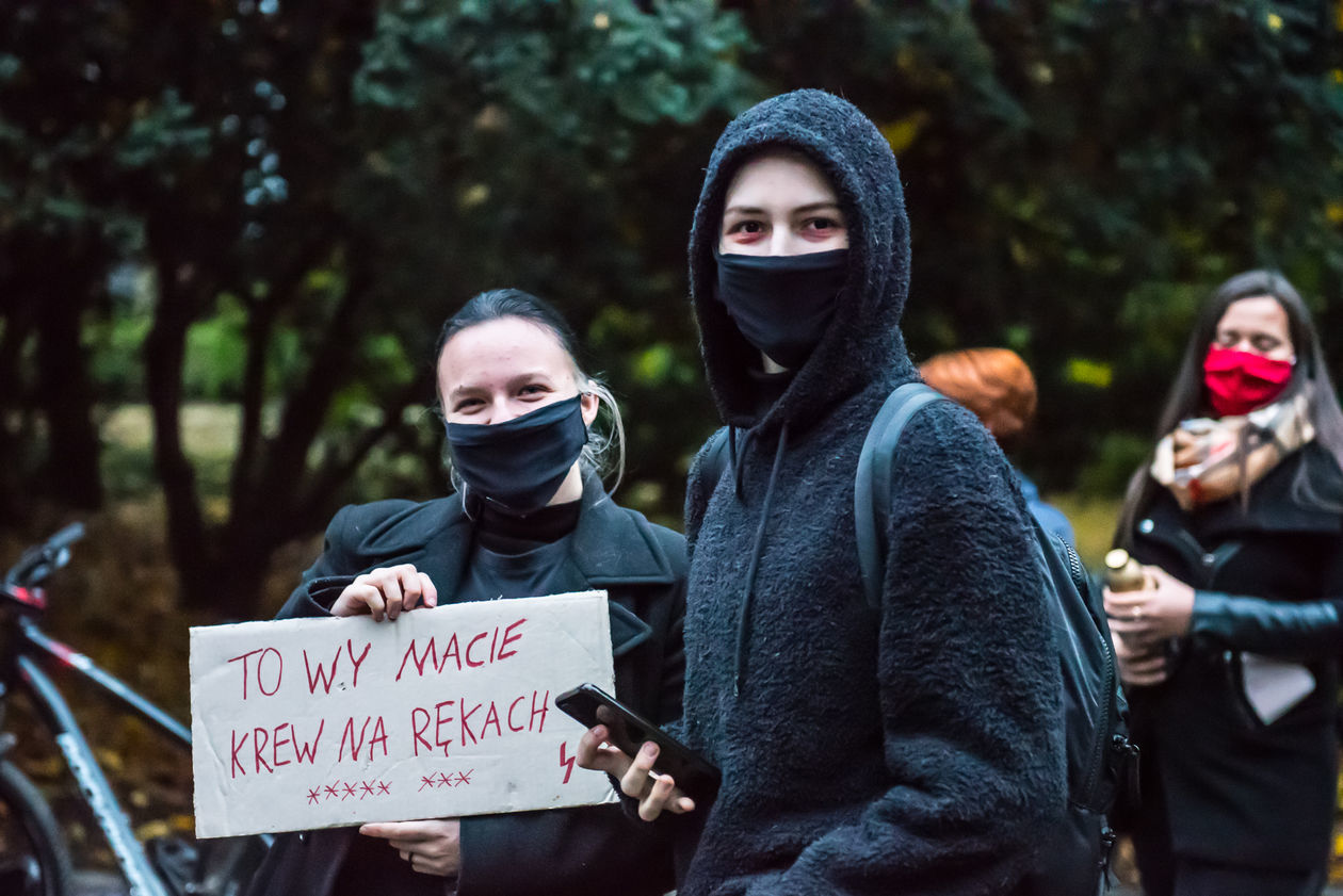  Protest kobiet w Lublinie. Niedziela (zdjęcie 1) - Autor: Tomasz Tylus