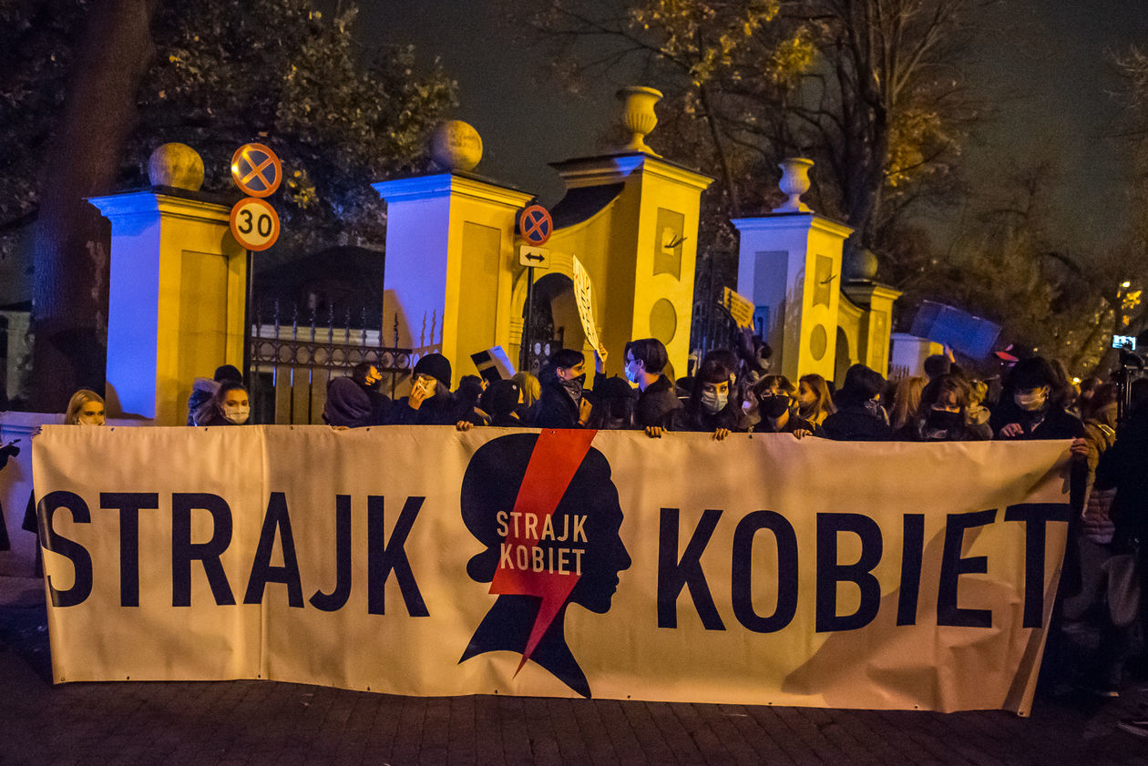  Protest kobiet w Lublinie. Niedziela (zdjęcie 1) - Autor: Tomasz Tylus