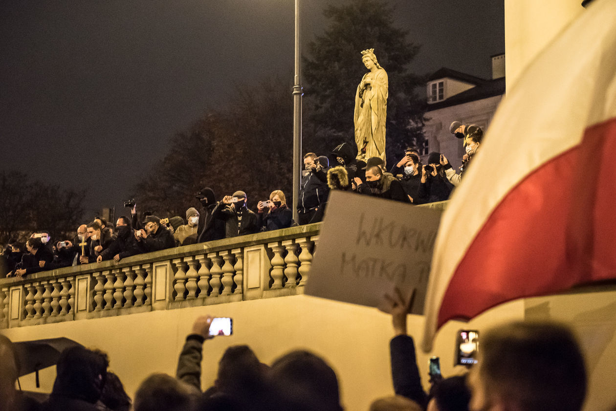  Protest kobiet w Lublinie. Niedziela (zdjęcie 1) - Autor: Tomasz Tylus