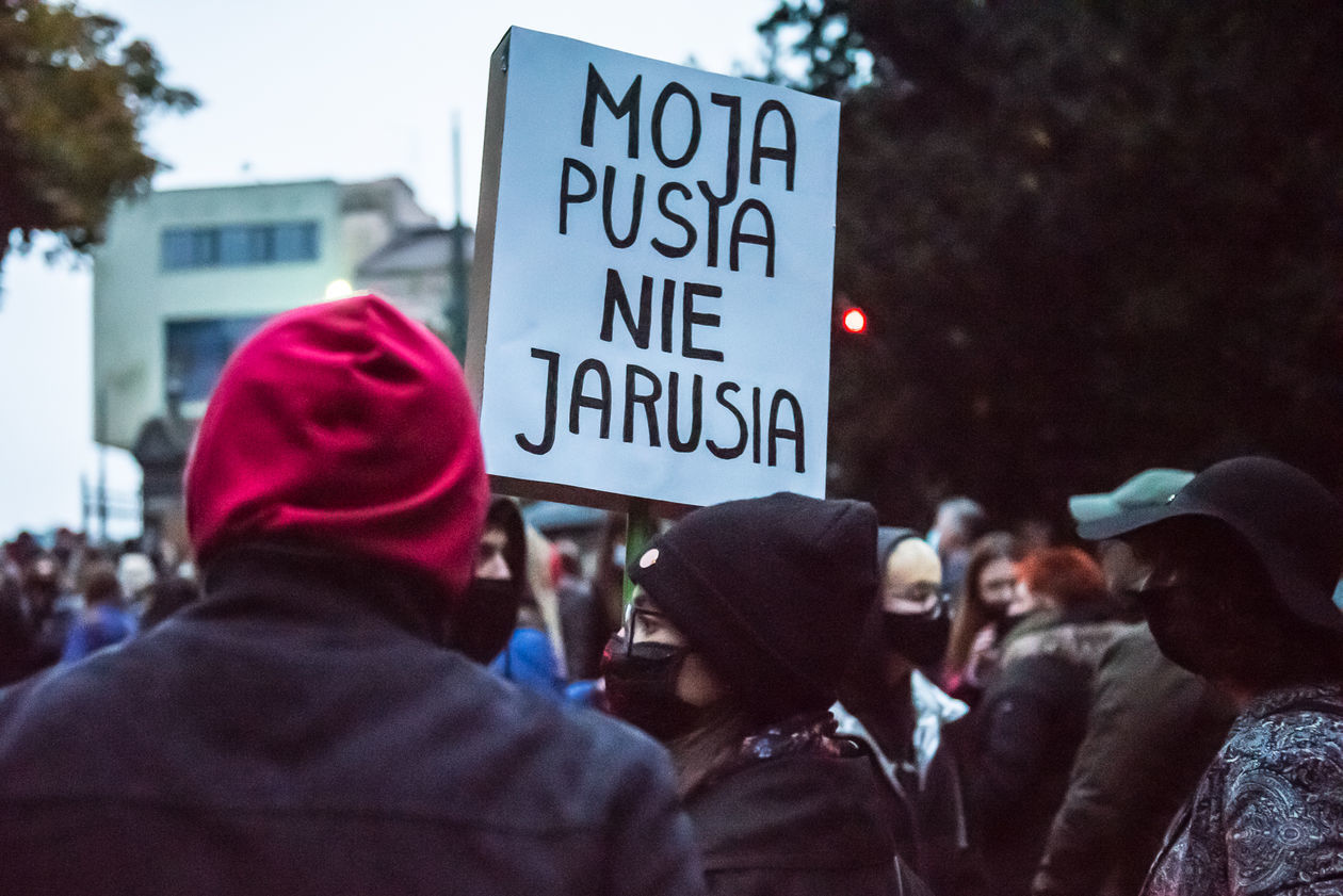  Protest kobiet w Lublinie. Niedziela (zdjęcie 1) - Autor: Tomasz Tylus