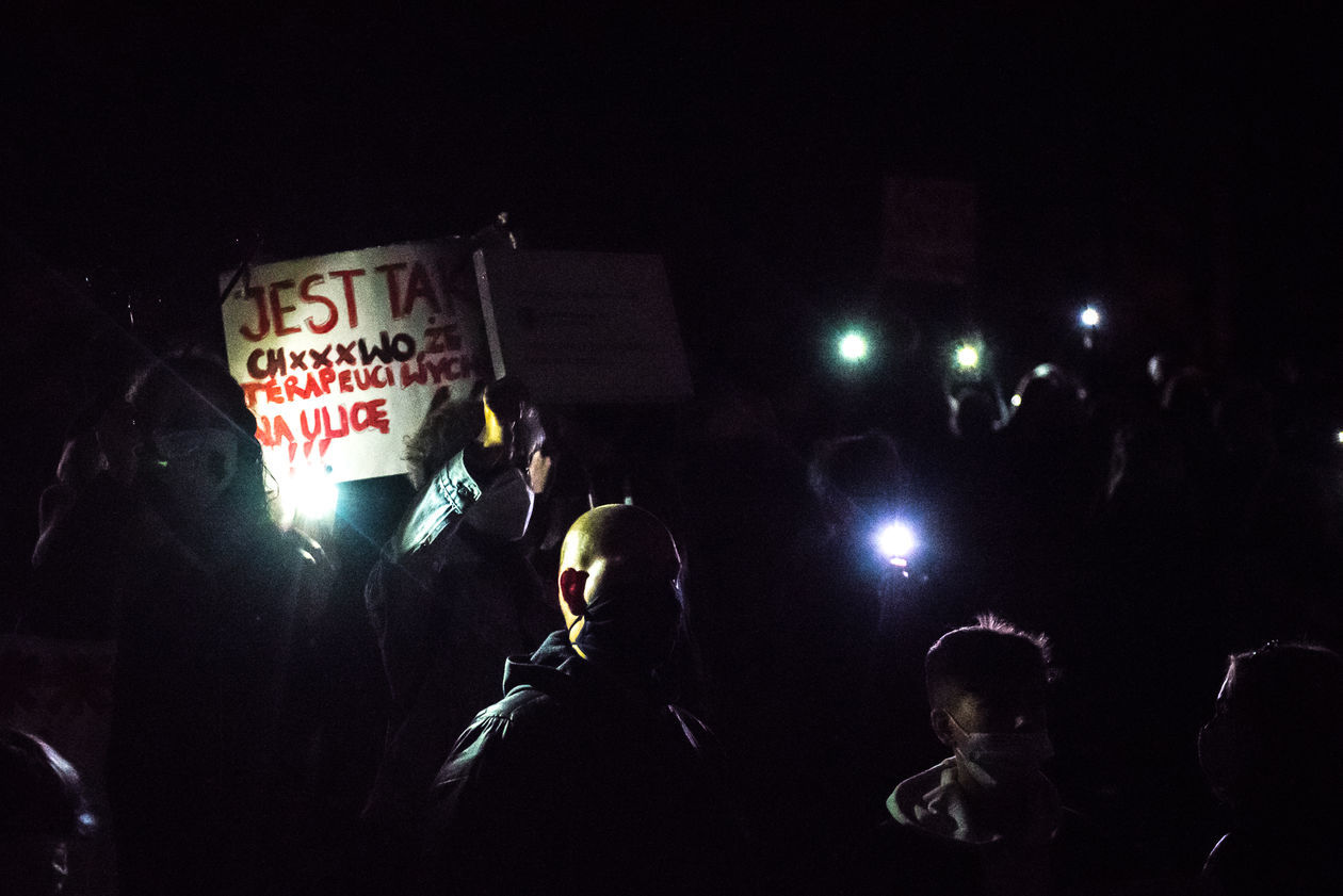  Protest kobiet w Lublinie. Niedziela (zdjęcie 1) - Autor: Tomasz Tylus