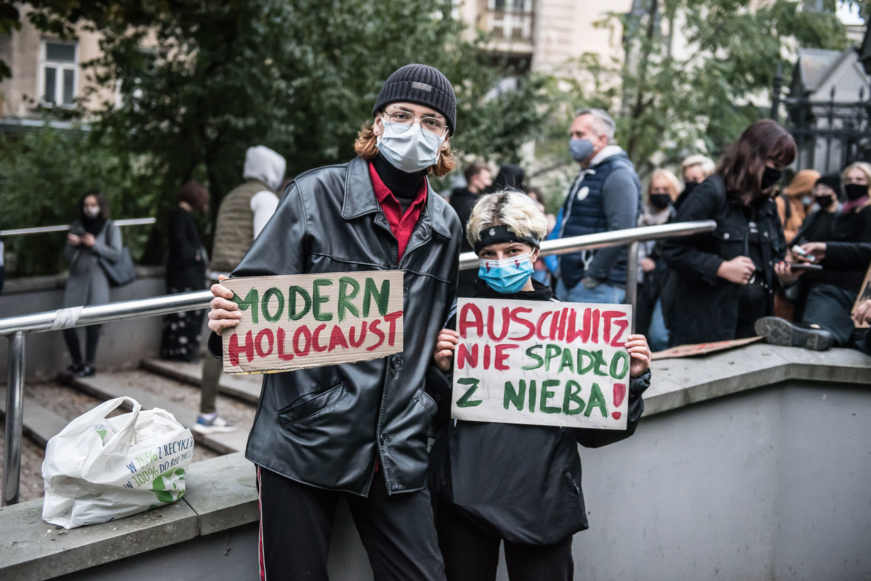  Protest kobiet w Lublinie. Niedziela (zdjęcie 1) - Autor: Tomasz Tylus