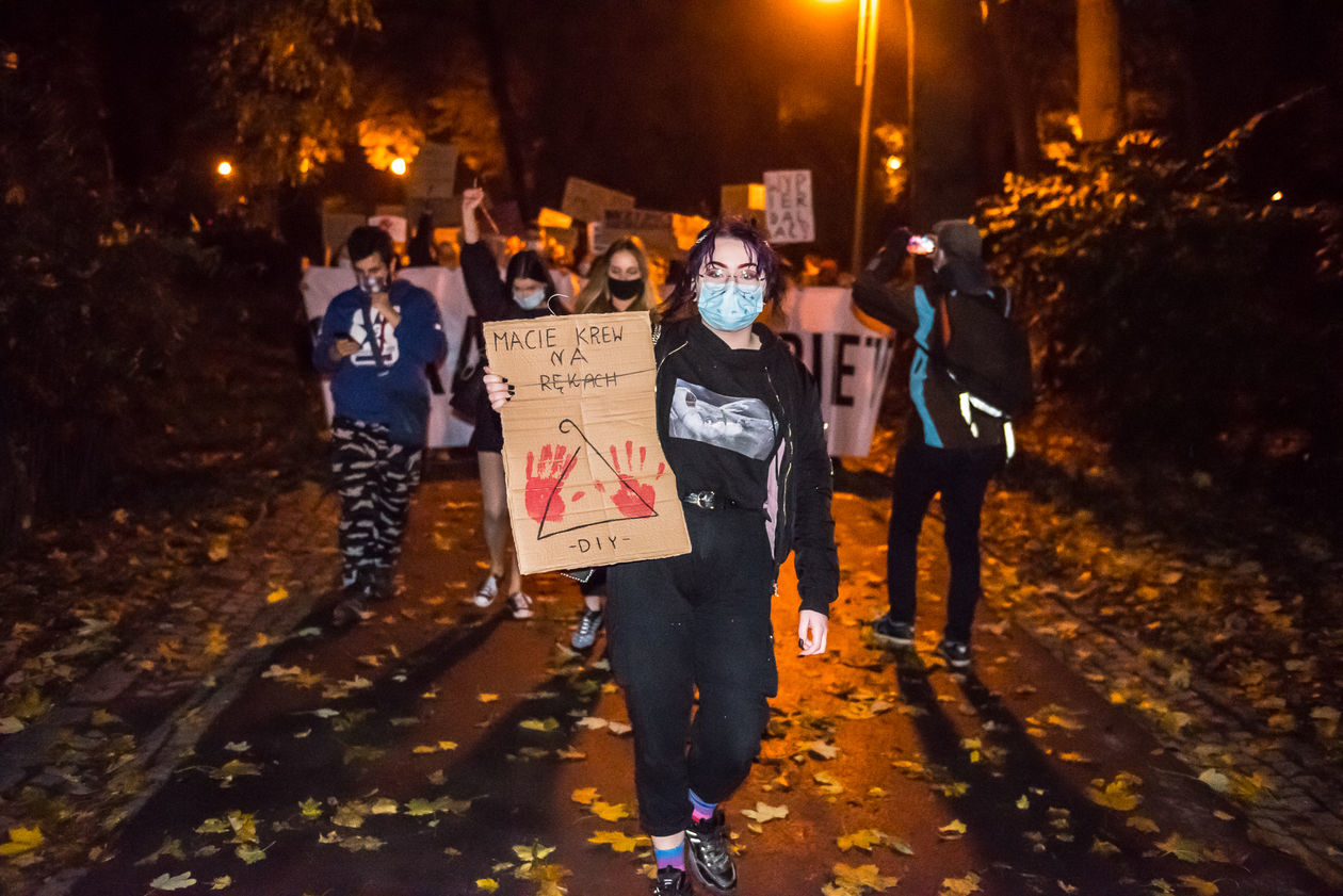  Protest kobiet w Lublinie. Niedziela (zdjęcie 1) - Autor: Tomasz Tylus