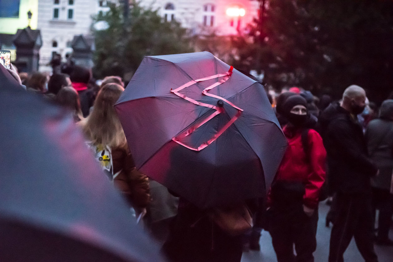  Protest kobiet w Lublinie. Niedziela (zdjęcie 1) - Autor: Tomasz Tylus