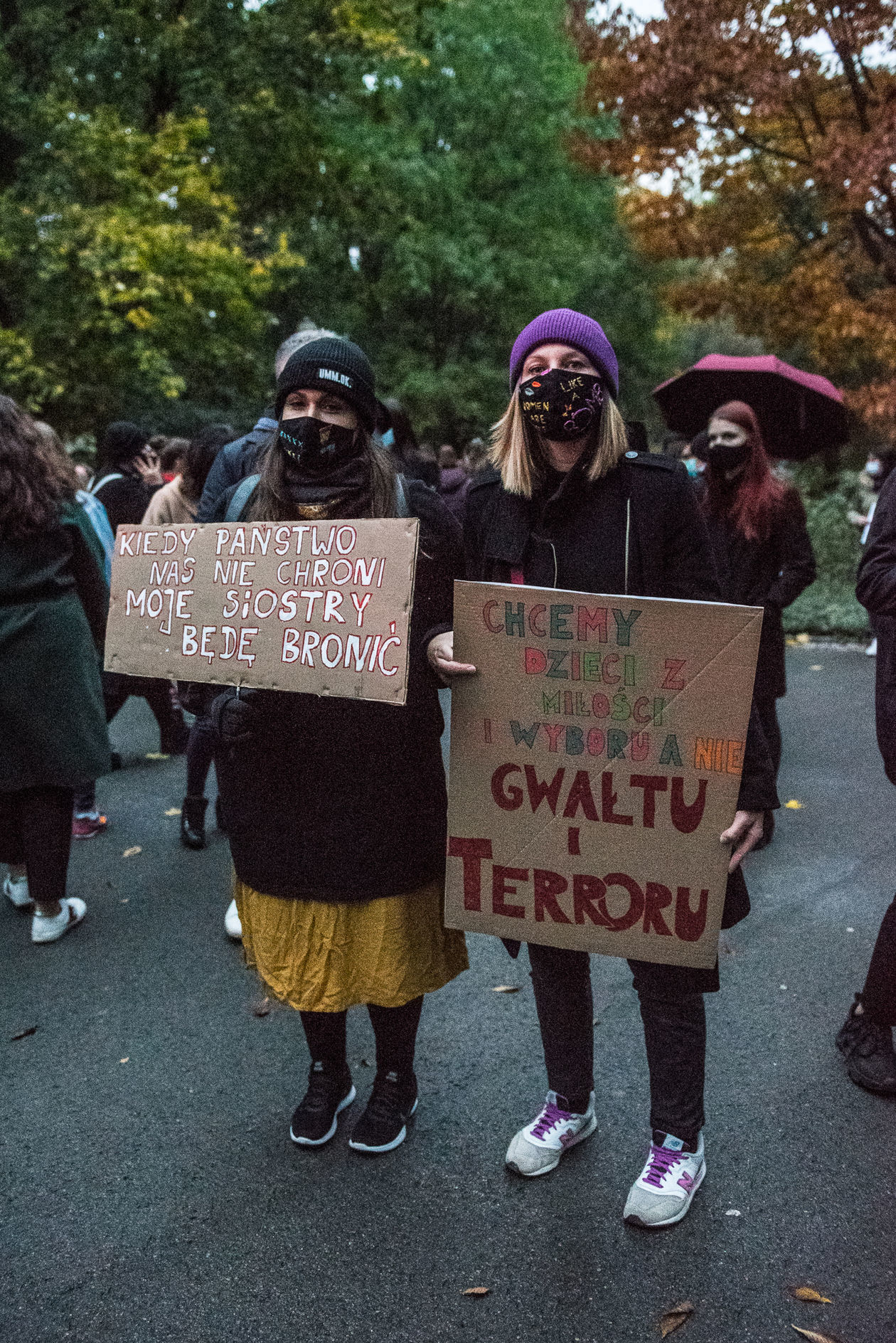  Protest kobiet w Lublinie. Niedziela (zdjęcie 1) - Autor: Tomasz Tylus