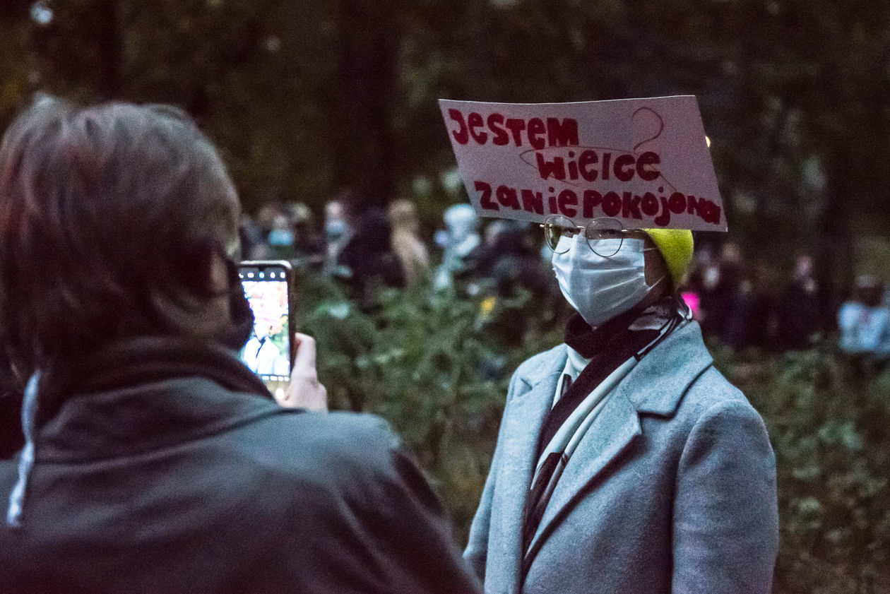  Protest kobiet w Lublinie. Niedziela (zdjęcie 1) - Autor: Tomasz Tylus