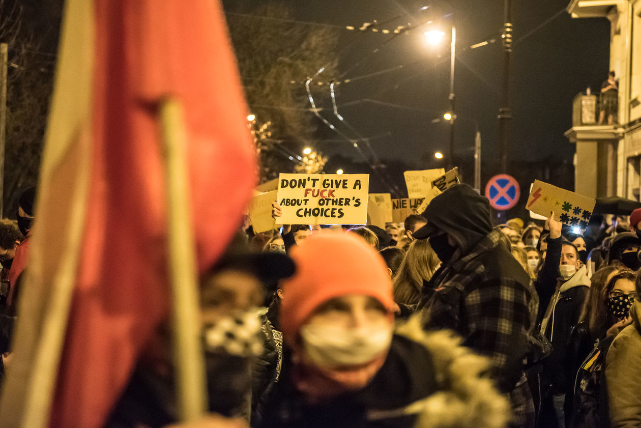  Protest kobiet w Lublinie. Niedziela (zdjęcie 1) - Autor: Tomasz Tylus