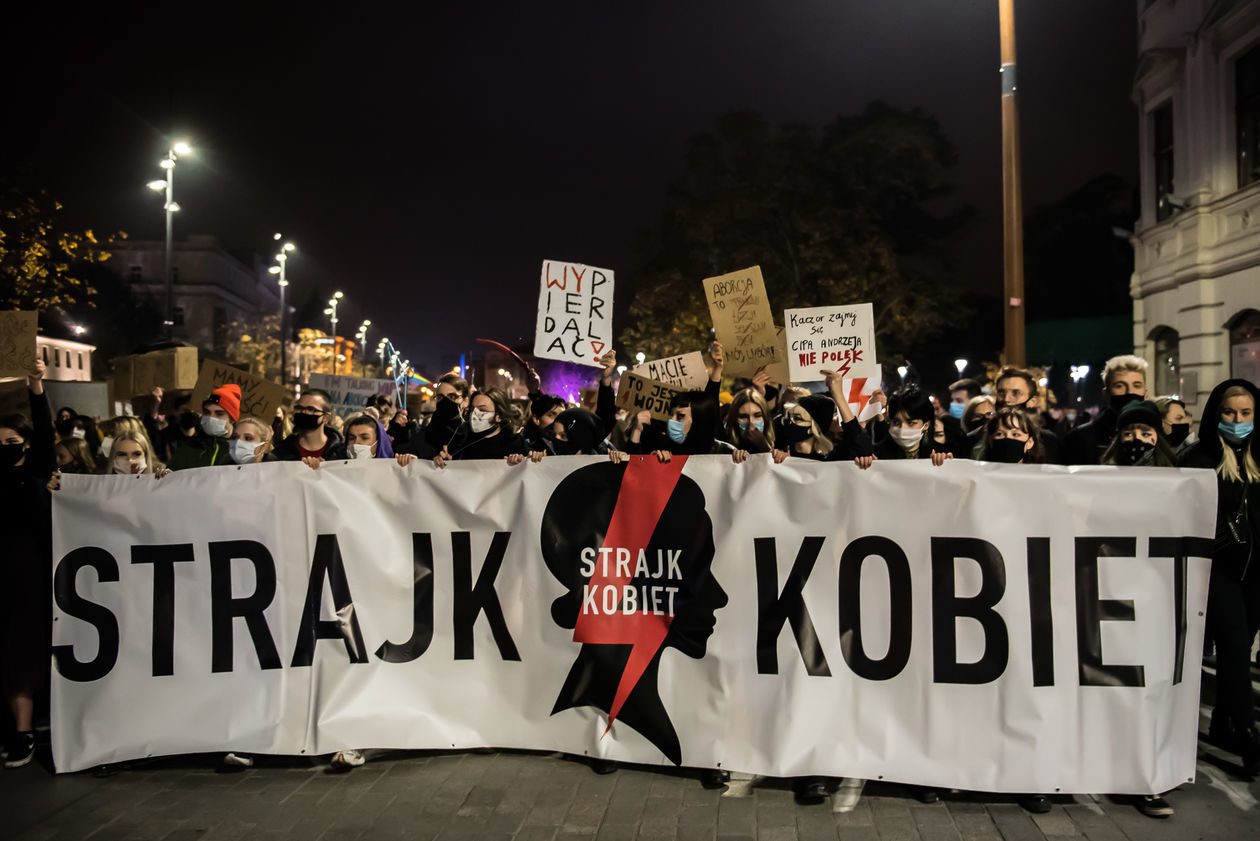  Protest kobiet w Lublinie. Niedziela (zdjęcie 1) - Autor: Tomasz Tylus