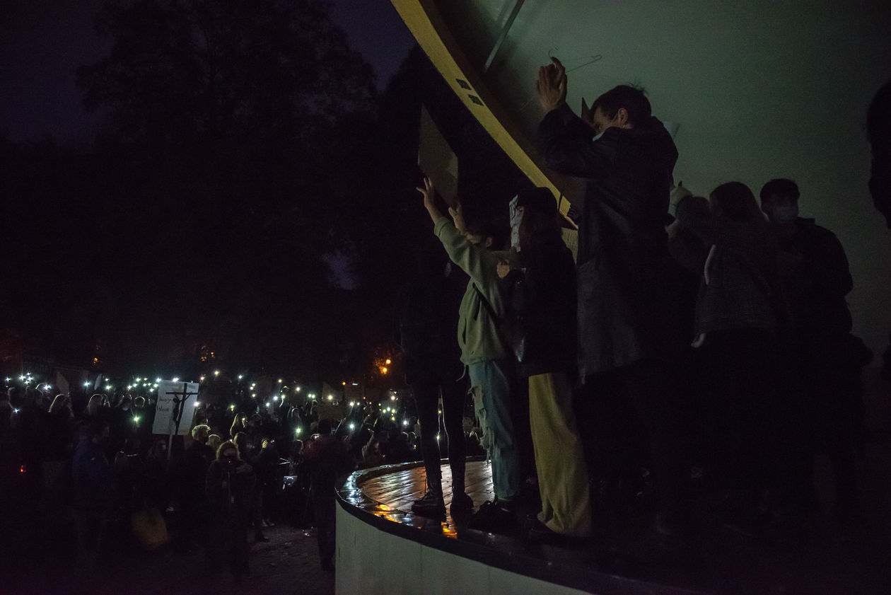  Protest kobiet w Lublinie. Niedziela (zdjęcie 1) - Autor: Tomasz Tylus