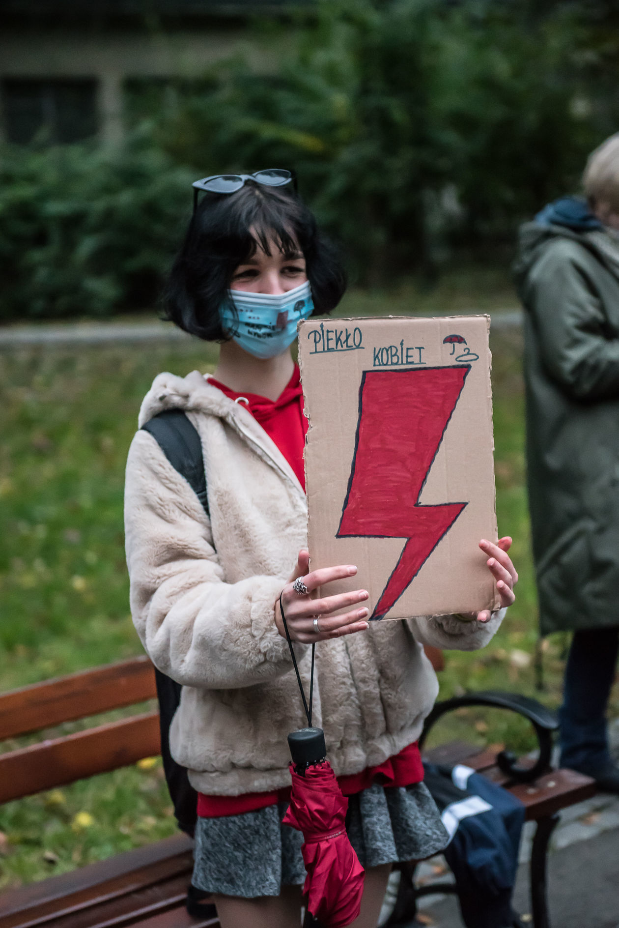  Protest kobiet w Lublinie. Niedziela (zdjęcie 1) - Autor: Tomasz Tylus