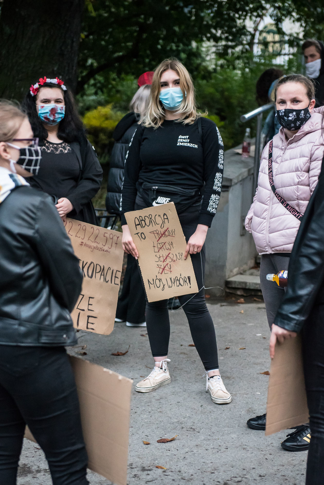  Protest kobiet w Lublinie. Niedziela (zdjęcie 1) - Autor: Tomasz Tylus