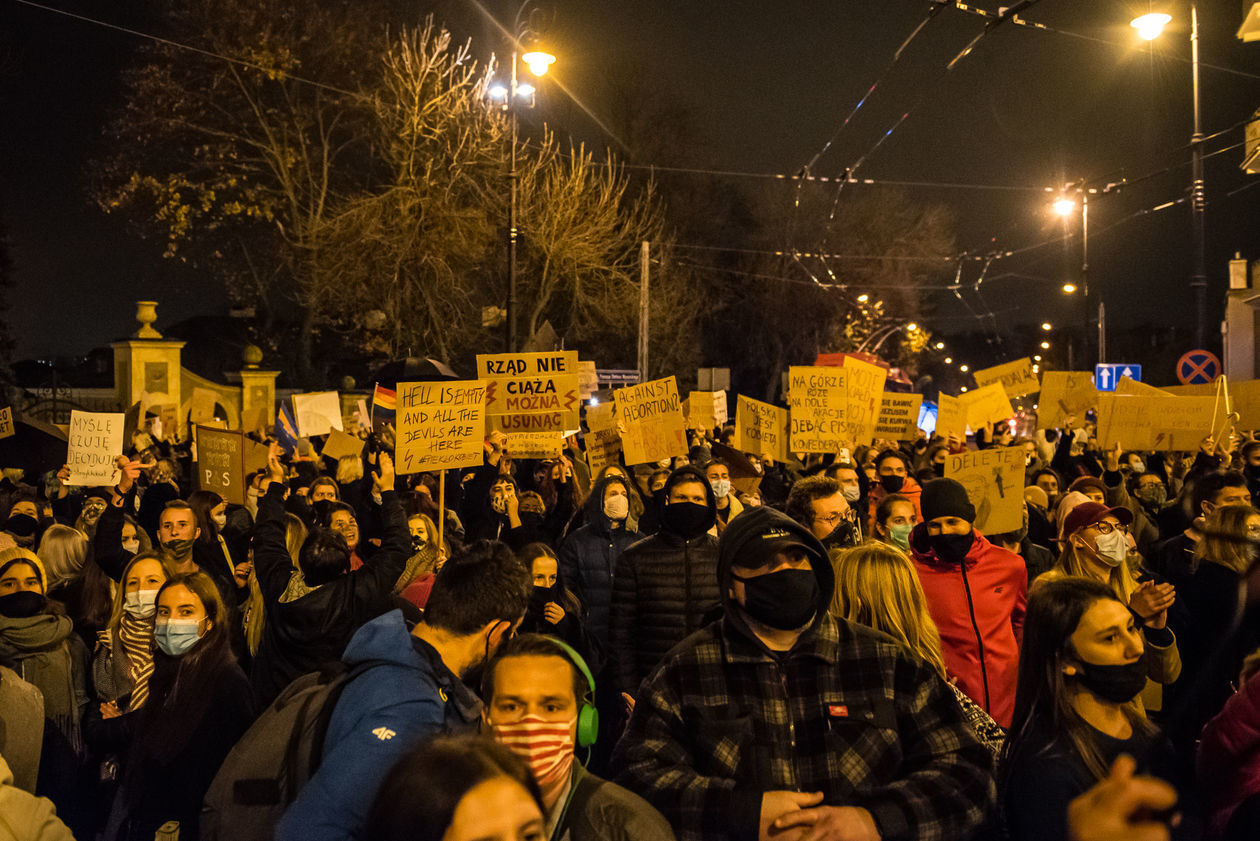  Protest kobiet w Lublinie. Niedziela (zdjęcie 1) - Autor: Tomasz Tylus