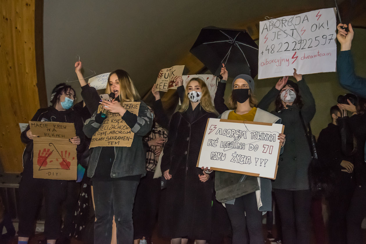  Protest kobiet w Lublinie. Niedziela (zdjęcie 1) - Autor: Tomasz Tylus