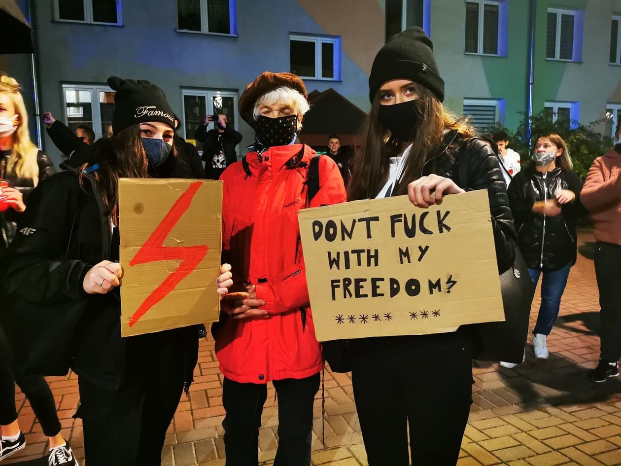  Protest kobiet w Kraśniku (zdjęcie 1) - Autor: Edyta Godzina