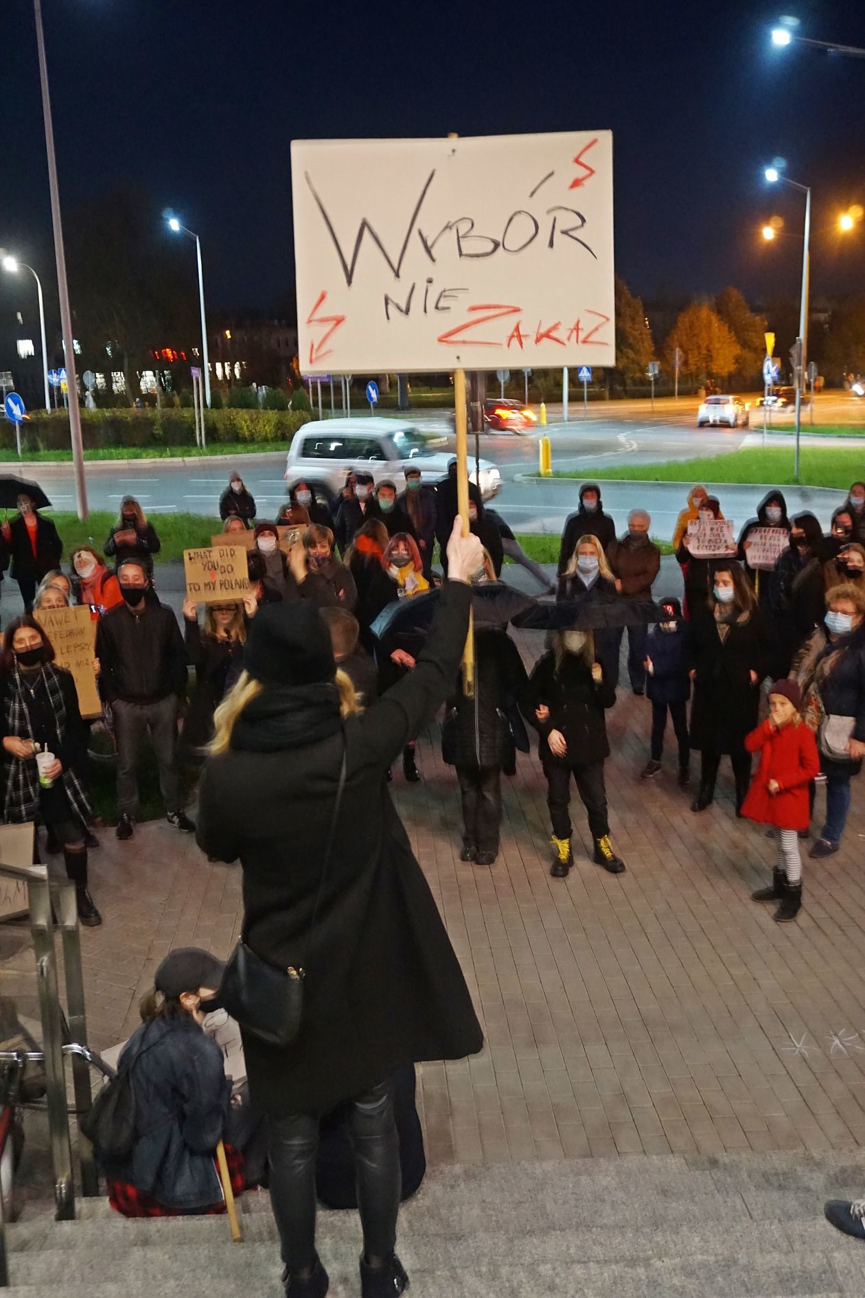  Protest kobiet w Świdniku (zdjęcie 1) - Autor: Stowarzyszenie Świdnik Wspólna Sprawa