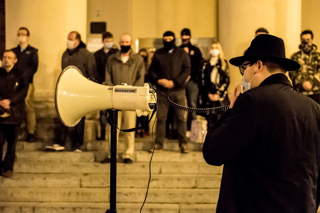  Protest kobiet. Marsz kontra Obrońcy Katedry (zdjęcie 1) - Autor: Tomasz Tylus