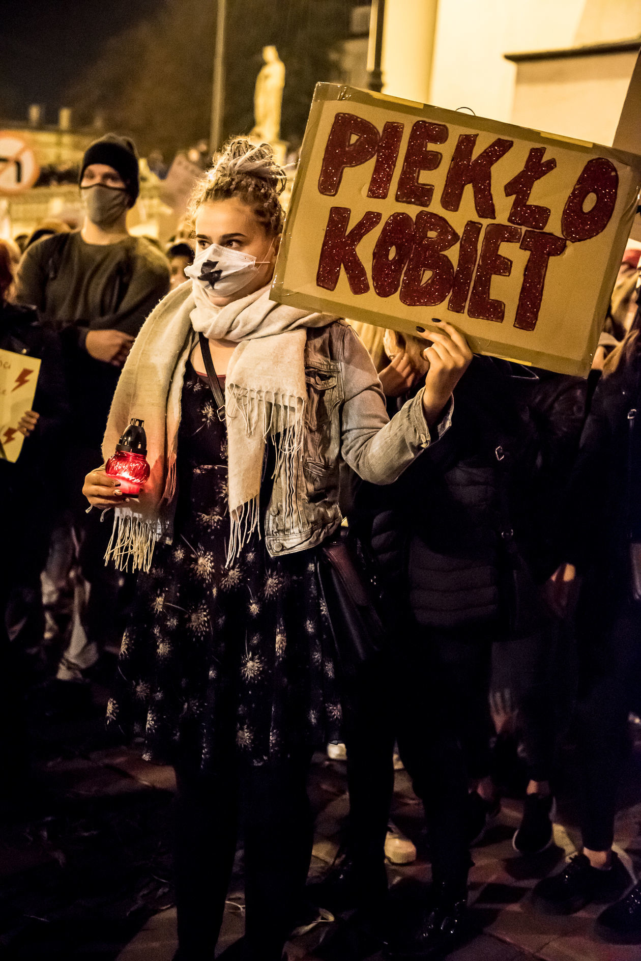  Protest kobiet. Marsz kontra Obrońcy Katedry (zdjęcie 1) - Autor: Tomasz Tylus