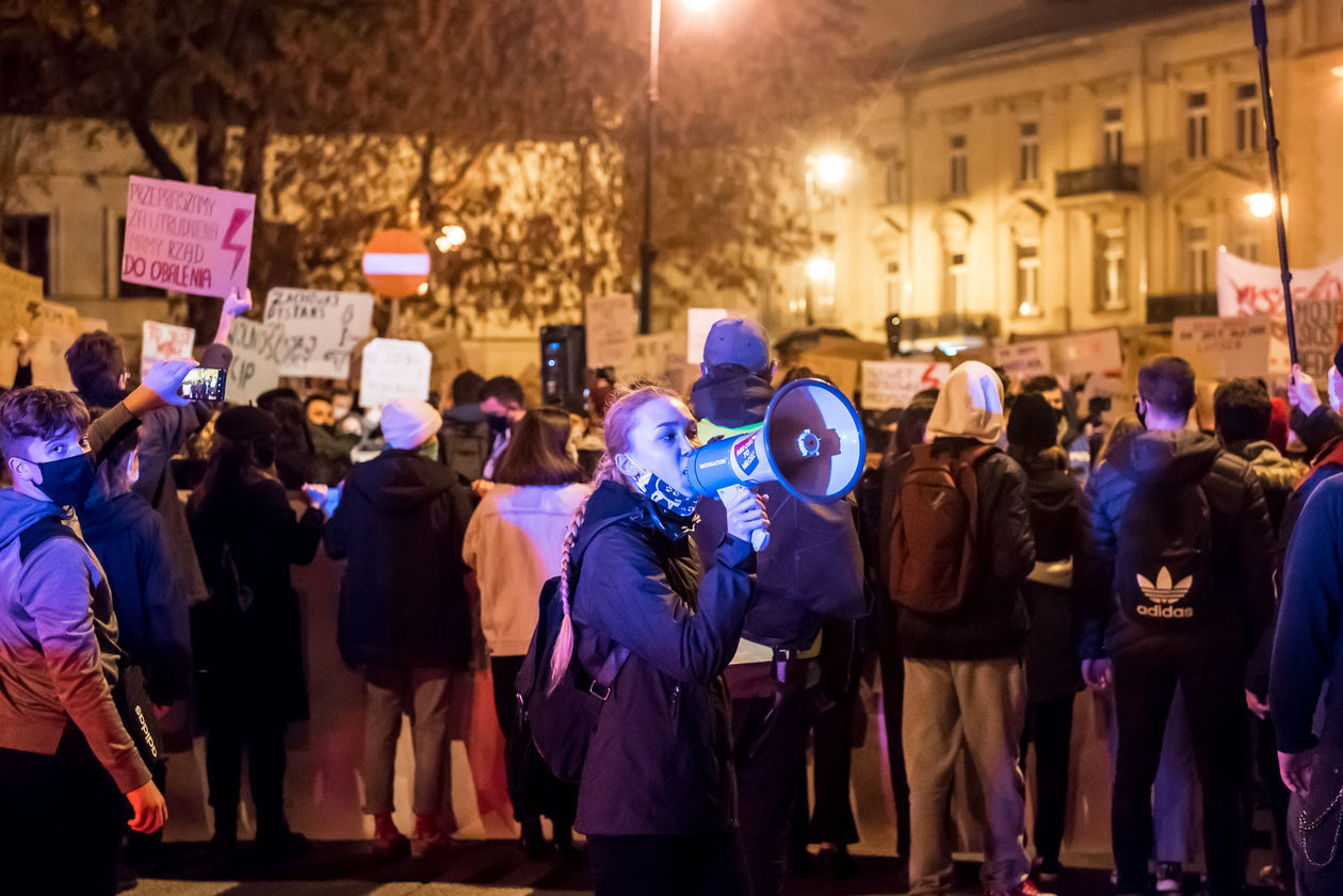  Protest w Lublinie: Uczniowie dla praw kobiet! (zdjęcie 1) - Autor: Tomasz Tylus