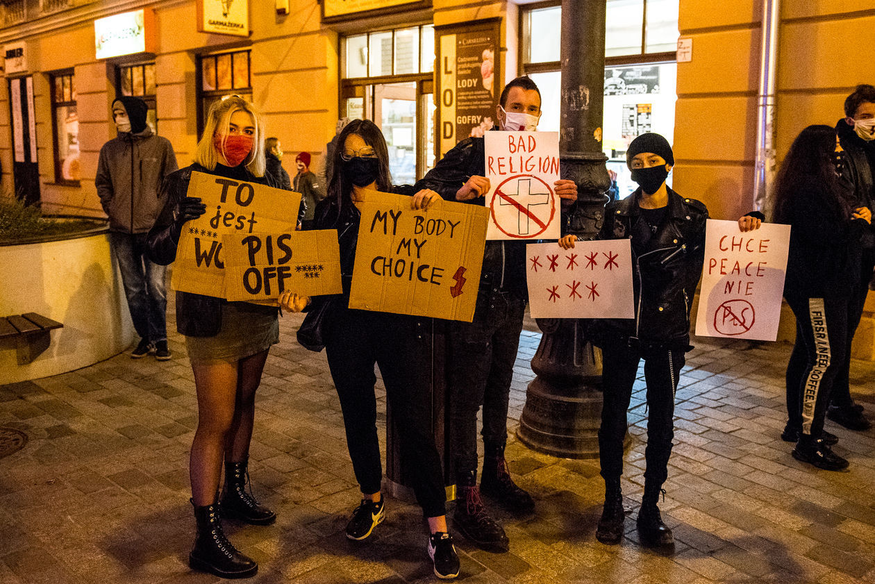  Protest w Lublinie: Uczniowie dla praw kobiet! (zdjęcie 1) - Autor: Tomasz Tylus