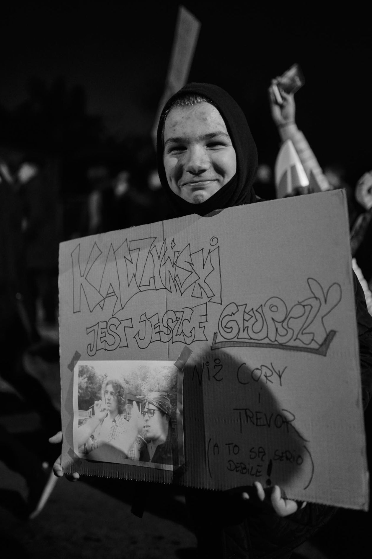  Protest kobiet w Międzyrzecu Podlaskim (zdjęcie 1) - Autor: Nadesłane