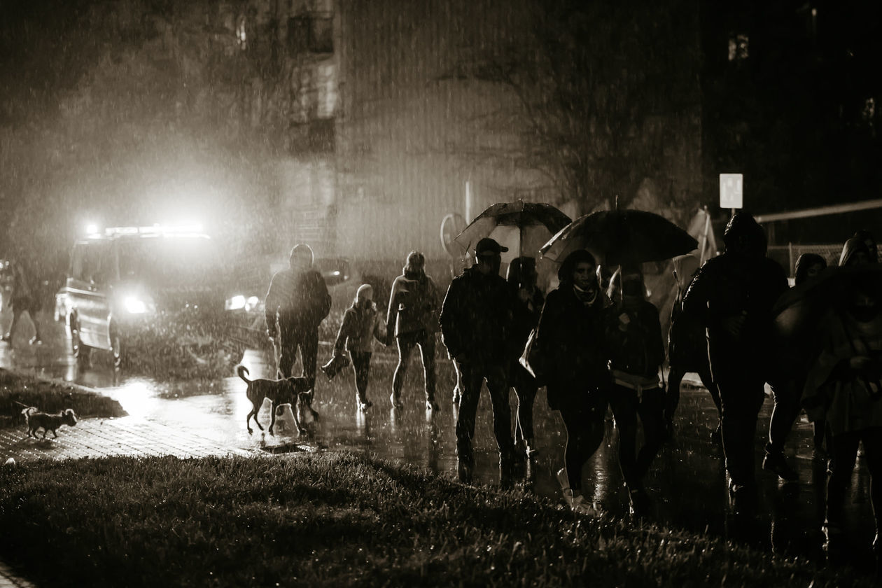  Strajk kobiet w Opolu Lubelskim (zdjęcie 1) - Autor: Paweł Błaszczyk / Dream Foto Studio