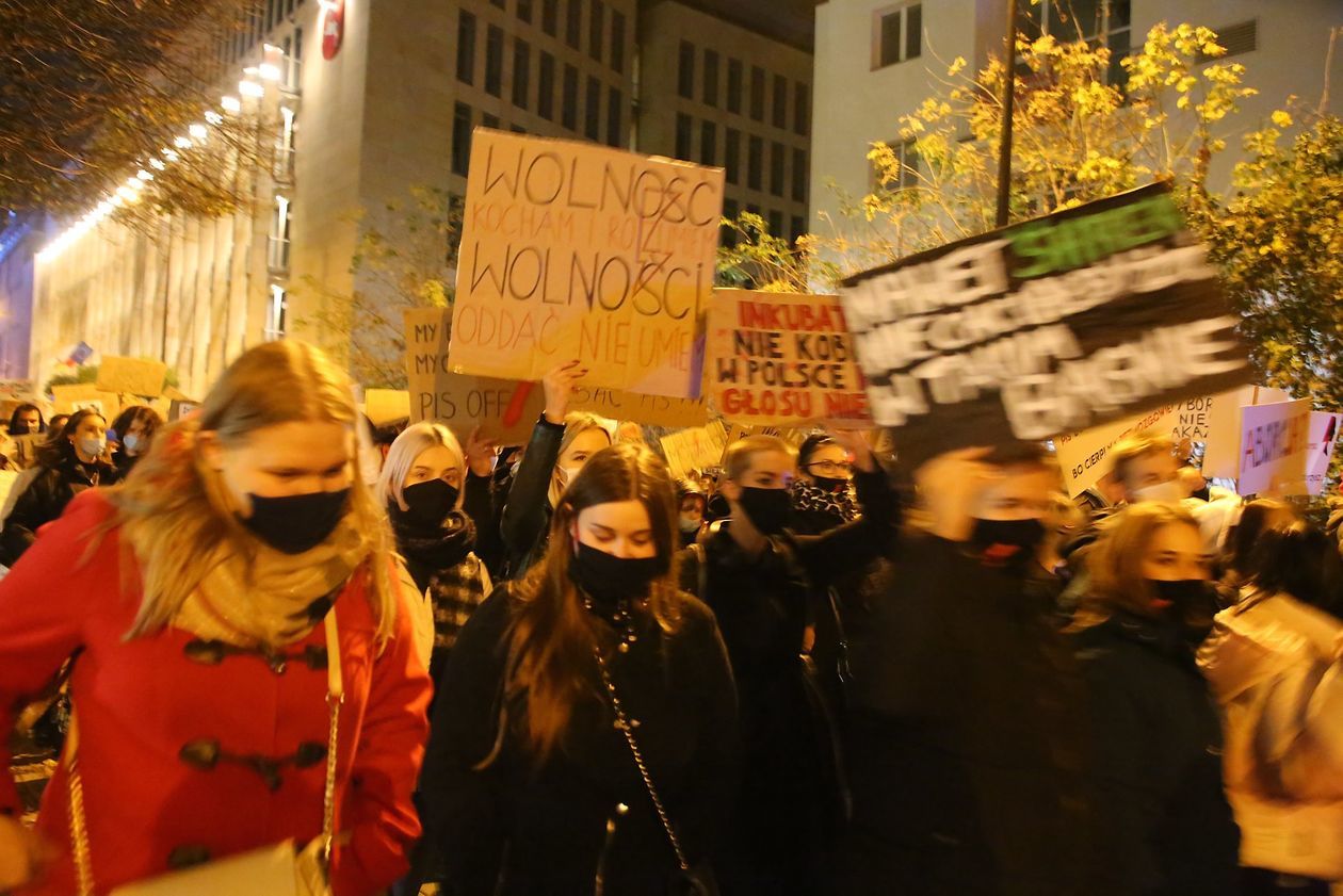  Piątkowa manifestacja w Lublinie (zdjęcie 1) - Autor: Piotr MIchalski