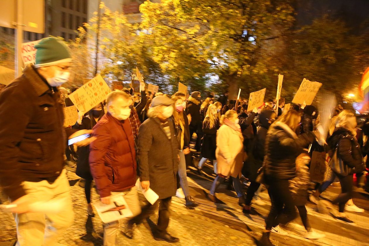  Piątkowa manifestacja w Lublinie (zdjęcie 1) - Autor: Piotr MIchalski